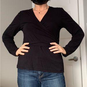 Super soft wrap top
